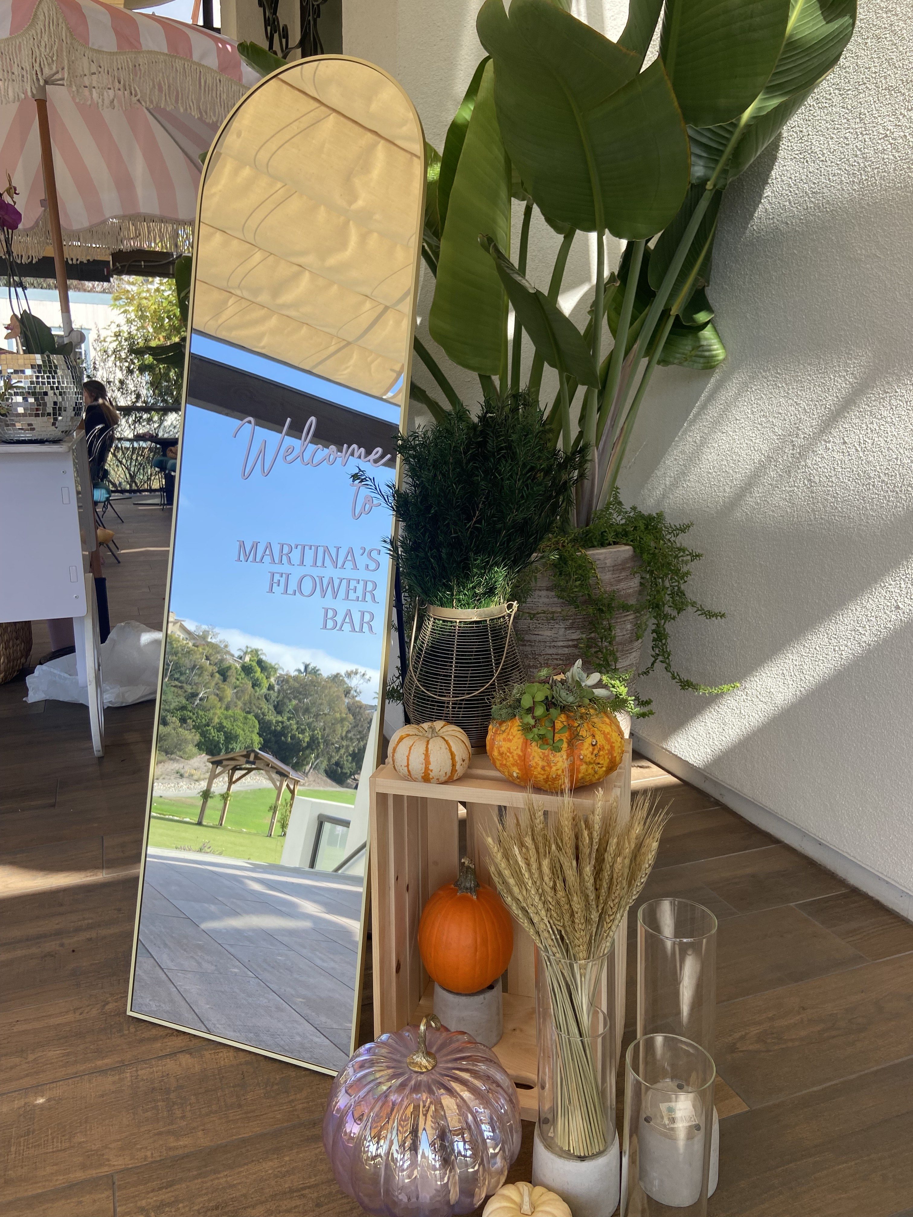 Baby Shower - Pumpkin Floral