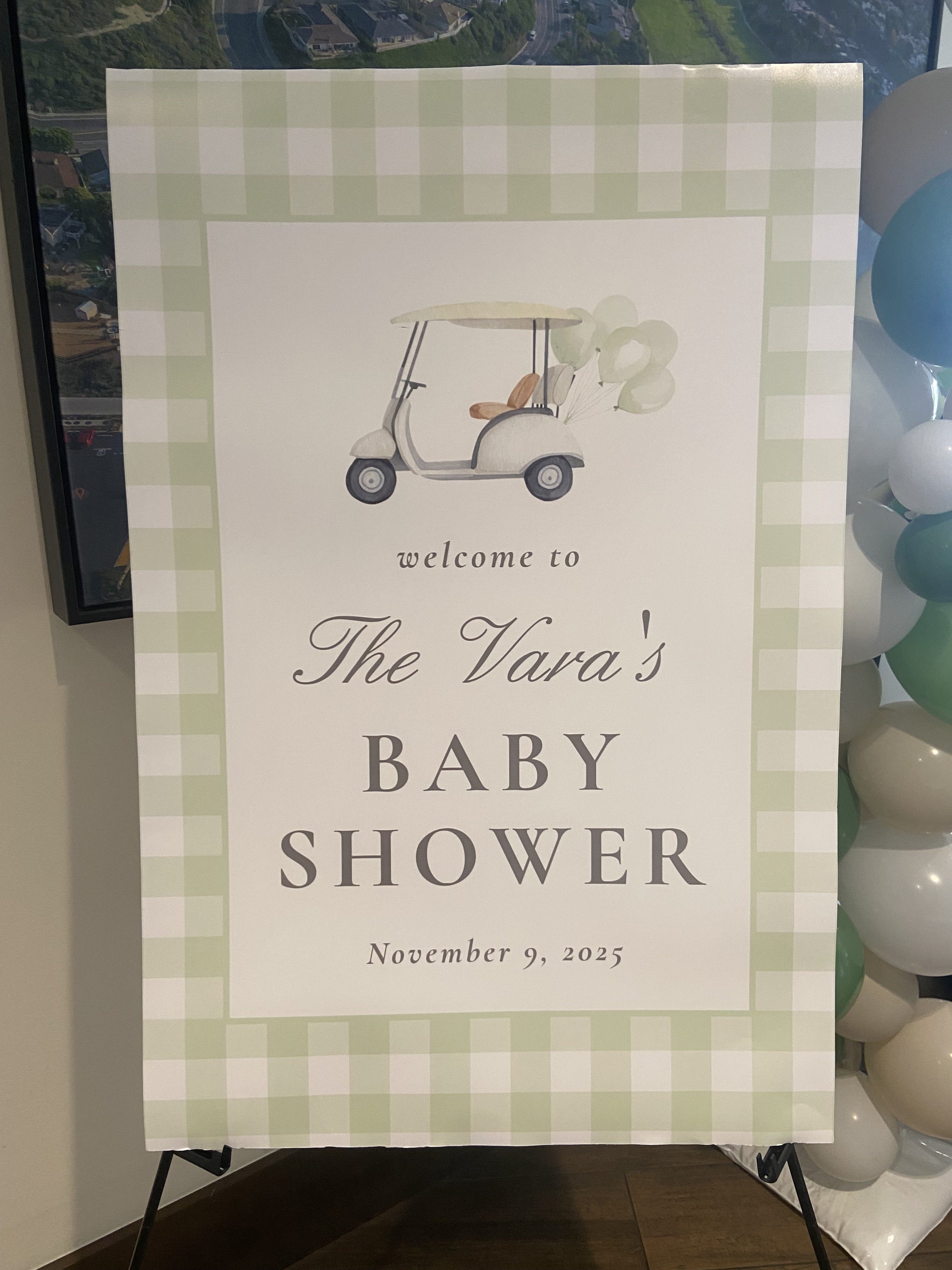 Baby Shower - Pumpkin Floral