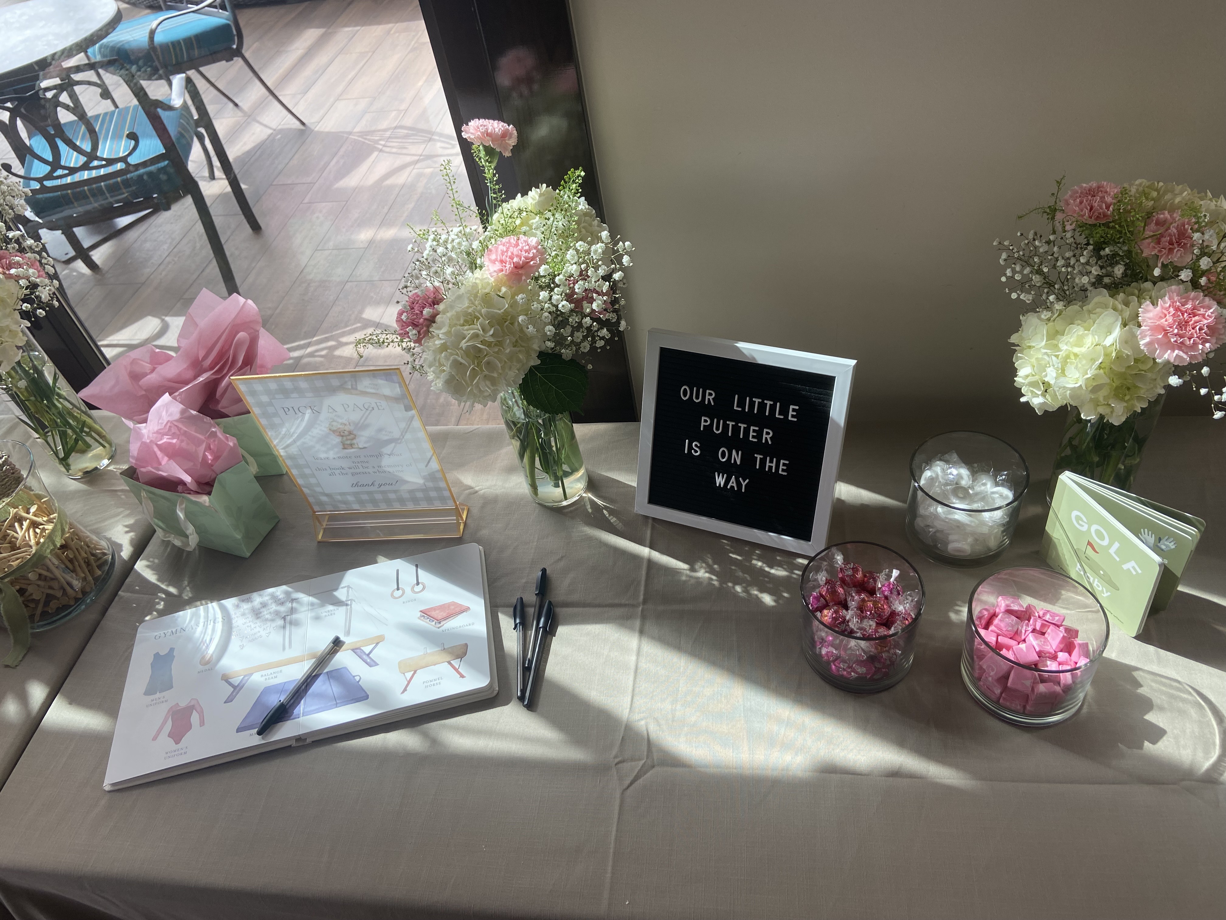 Baby Shower - Pumpkin Floral